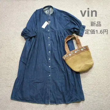 새상품 vin 스콧 클럽 야마다야 데님 원피스 넉넉한 스타일