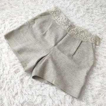 leur logette 룰로제트 레이스 장식 숏팬츠 고급