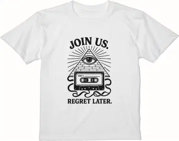JOIN US. REGRET LATER. 티셔츠