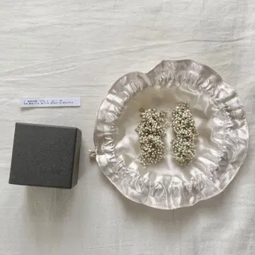fua accessory 시작의 시간 귀걸이 L 아이보리 양쪽 귀 페어