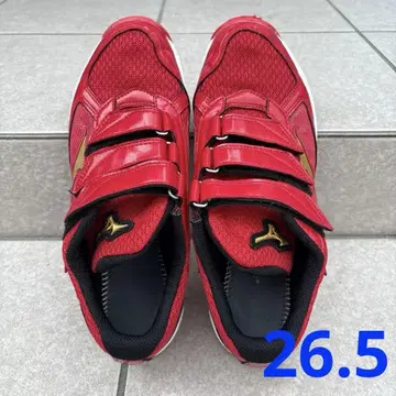 미즈노 야구 트레이닝 슈즈 26.5cm 레드