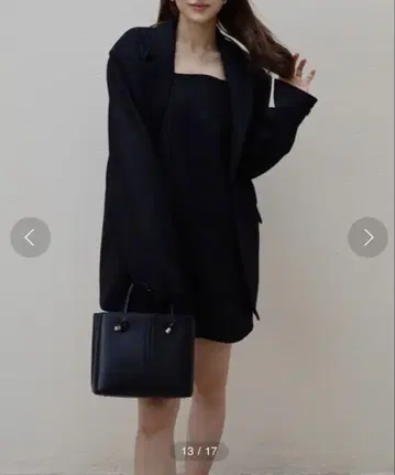 LIBJOIE 슬리브리스 미니 원피스 블랙 택 포함 미사용 새상품