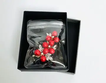 진주 꽃 브로치 지르콘 펄 잎 코사지