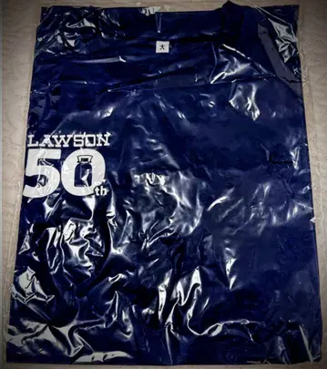 LAWSON 50주년 기념 티셔츠 빅 사이즈 네이비