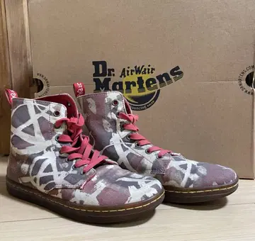 "Dr. Martens" 하이컷 스니커즈 레드 여성용