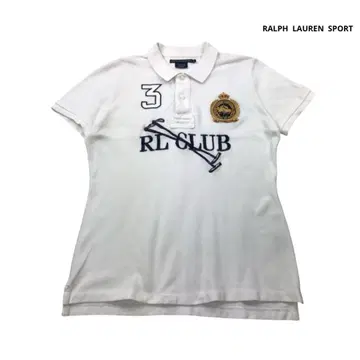 [여성용] RALPH LAUREN SPORT 피케 셔츠 로고 자수 L