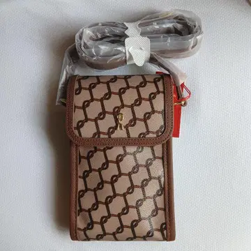로베르타 디 카메리노 미니 숄더백 스마트폰 잡화 베이지