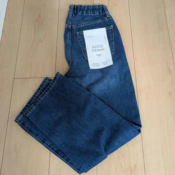 택 포함 새상품 글로벌 워크 good denim 데님 스트레이트 팬츠