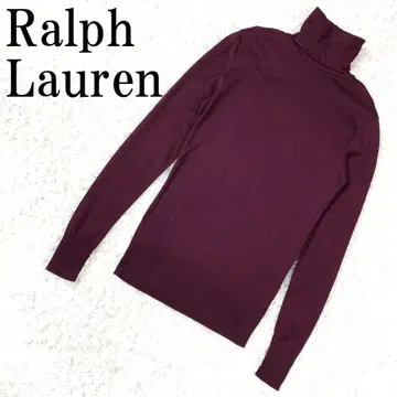 Ralph Lauren 터틀넥 니트 퍼플 S B9045