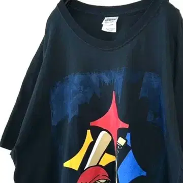 NFL 피츠버그 스틸러스 네이션 티셔츠 L 블랙 검정 구제 의류