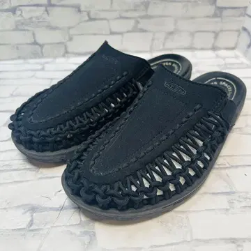 새상품급 KEEN 킨 UNEEK II SLIDE BLACK 25.5cm