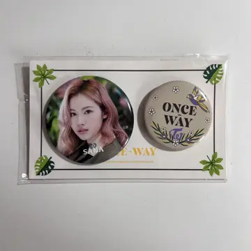 TWICE once way 캔 배지 세트 캔뱃지 사나