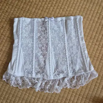 화이트 브라이덜 이너 코르셋 웨딩 드레스
