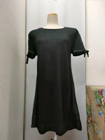 갤러리 비스콘티 블랙 튜닉