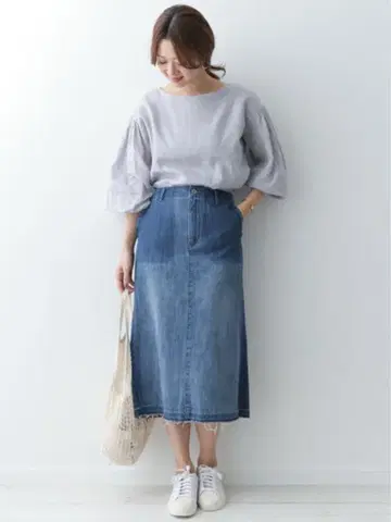 URBAN RESEARCH DOORS 린넨 면 긴팔 셔츠