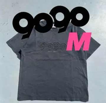 9090 OG 로고 빈티지 티셔츠 블랙 M 사이즈