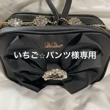 리즈리사, 리본 포함 비쥬 블랙 파티 백