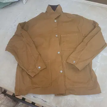 브라운 커버올 두꺼운 원단