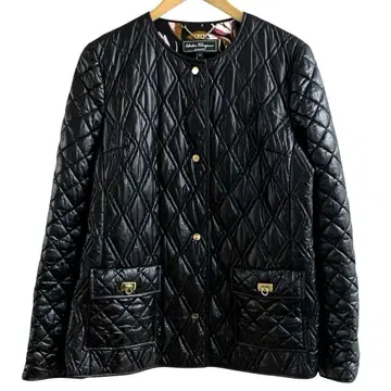페라가모 Ferragamo 간치니 패딩 퀼팅 자켓 46