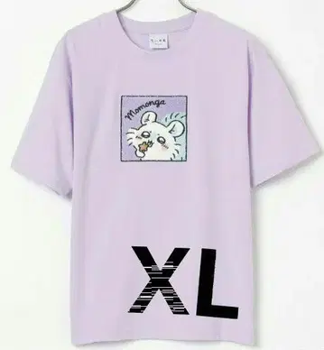 새상품 허니즈 치이카와 (먼작귀) 자수 반팔 티셔츠 무라사키 XL 완판템