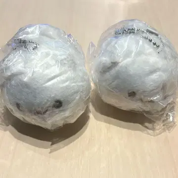 포메라니안 찹쌀 봉제 인형 공 체인 포함
