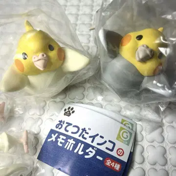 오테츠다 잉꼬 메모 홀더 오테츠다 잉꼬 오카메잉꼬 2개 세트 가챠