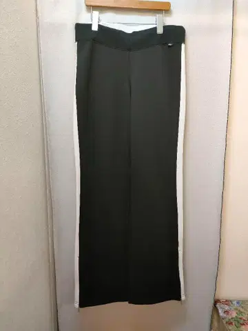 블랙 와이드 팬츠 레트로 구제 의류 랄프 로렌 RLX 블랙 저리