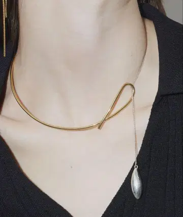 loni 씨앗 비대칭 목걸이