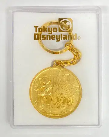 도쿄 디즈니랜드 메달 키링 TDL 14주년