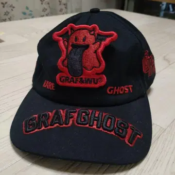 GRAF&WU 자수 캡 블랙