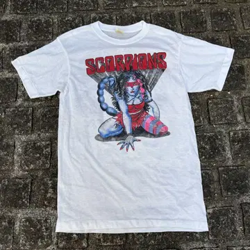 80년대 빈티지 SCORPIONS 1984년 미국 투어 티셔츠