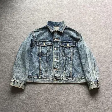 90s 데님 자켓 빈티지 블루 M 데님 062703