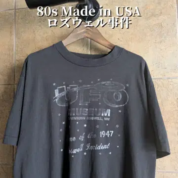 90년대 USA제 페이드 UFO MUSEUM 로즈웰 사건 티셔츠