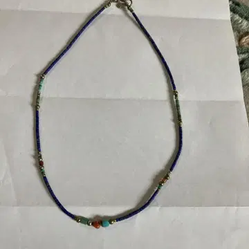 컬러풀 비즈 초커