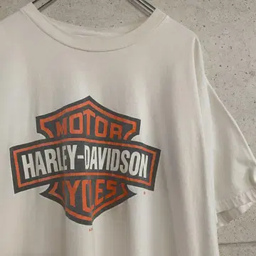 HARLEY-DAVIDSON/USA제/USED 프린트 티셔츠/로고/양면
