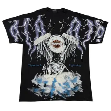 할리데이비슨 Thunder & Lightning 티셔츠 XL