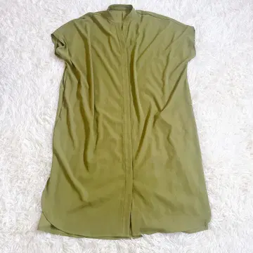 안티카 새상품급 인기 완판템 드레이프감 스키퍼 원피스 비스타치오 F