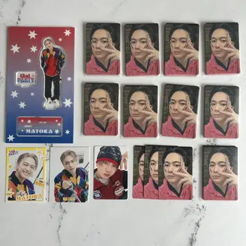 LIL LEAGUE 오카오 마토 아크릴 스탠드 & 트레이딩 카드 세트