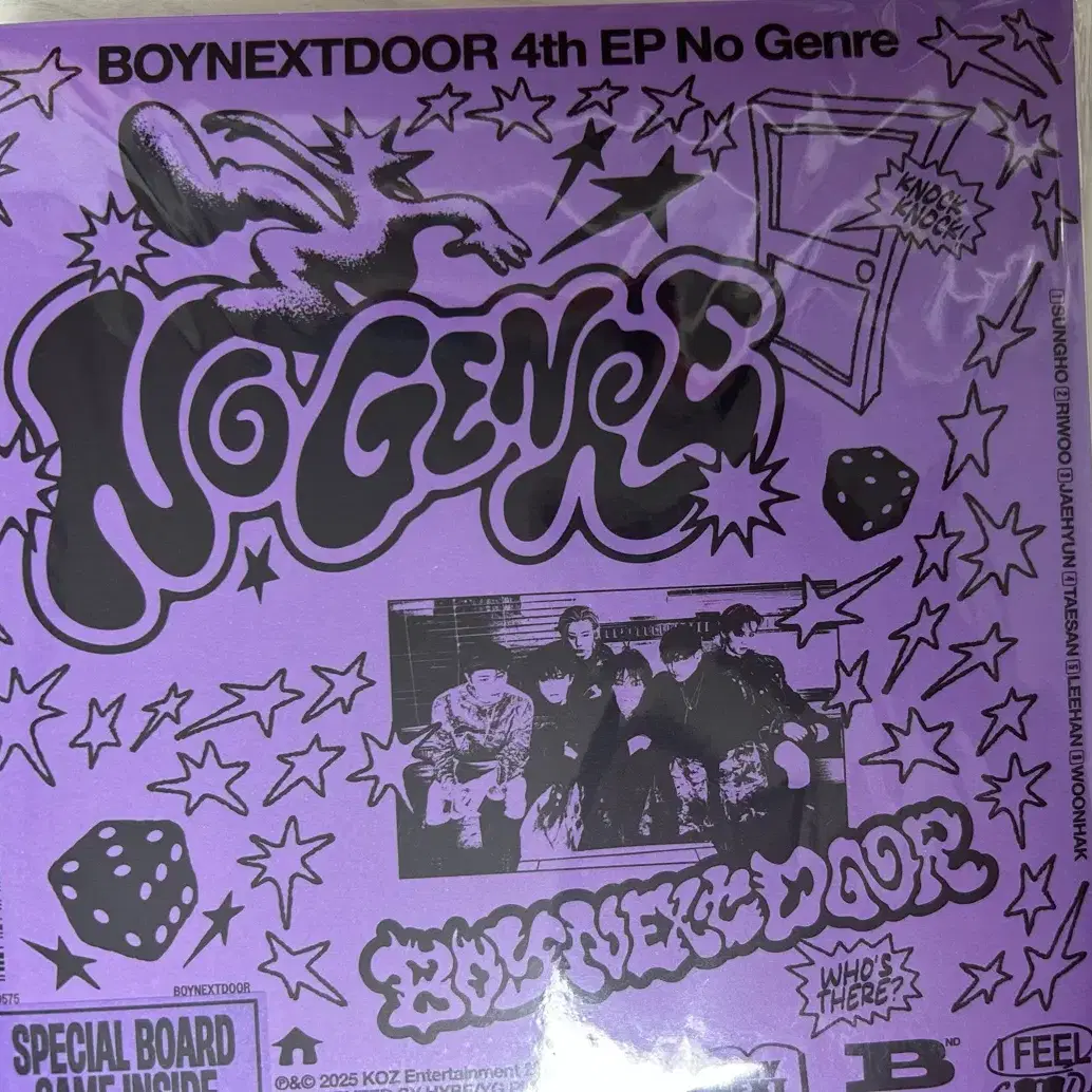 BOYNEXTDOOR トレカ BoardGame 封入 6種 コンプ ×10 6pcs/set BOYNEXTDOOR NO GENRE BOARD GAME Self Made Photo