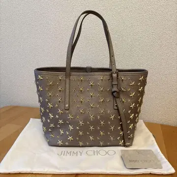 JIMMY CHOO 스타 스터드 토트백