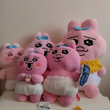 빤쮸토끼 봉제 인형 5개