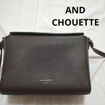 AND CHOUETTE 브라운 숄더백
