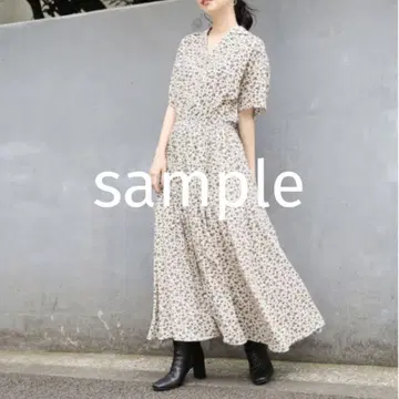 LOWRYS FARM 롤리스 팜 카이킨 셔츠 원피스 꽃무늬
