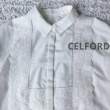 CELFORD 셀포드 레이스 자수 블라우스