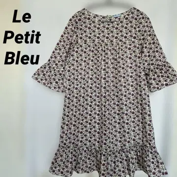 Le Petit Bleu 리버티 원피스 일본제 로즈마리 패턴