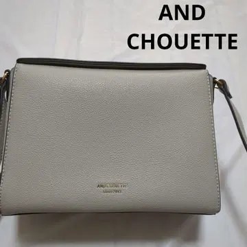 AND CHOUETTE 그레이 숄더백