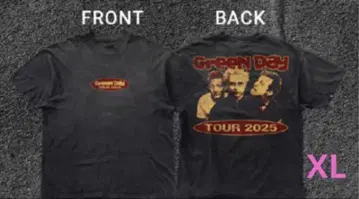 Green Day Tour 2025 티셔츠 XL 블랙