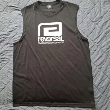 reversal 블랙 탱크탑 2XL