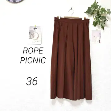8706-1 로페피크닉 ROPE PICNIC 플리츠 와이드 팬츠