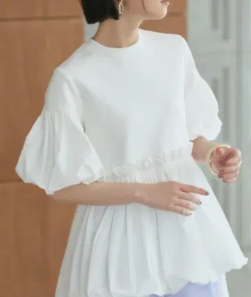 RUIRUE BOUTIQUE 반팔 벌룬 슬리브 미사용 새상품 M 사이즈
